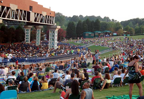 Walnut Creek Amphitheatre Seating Chart With Rows